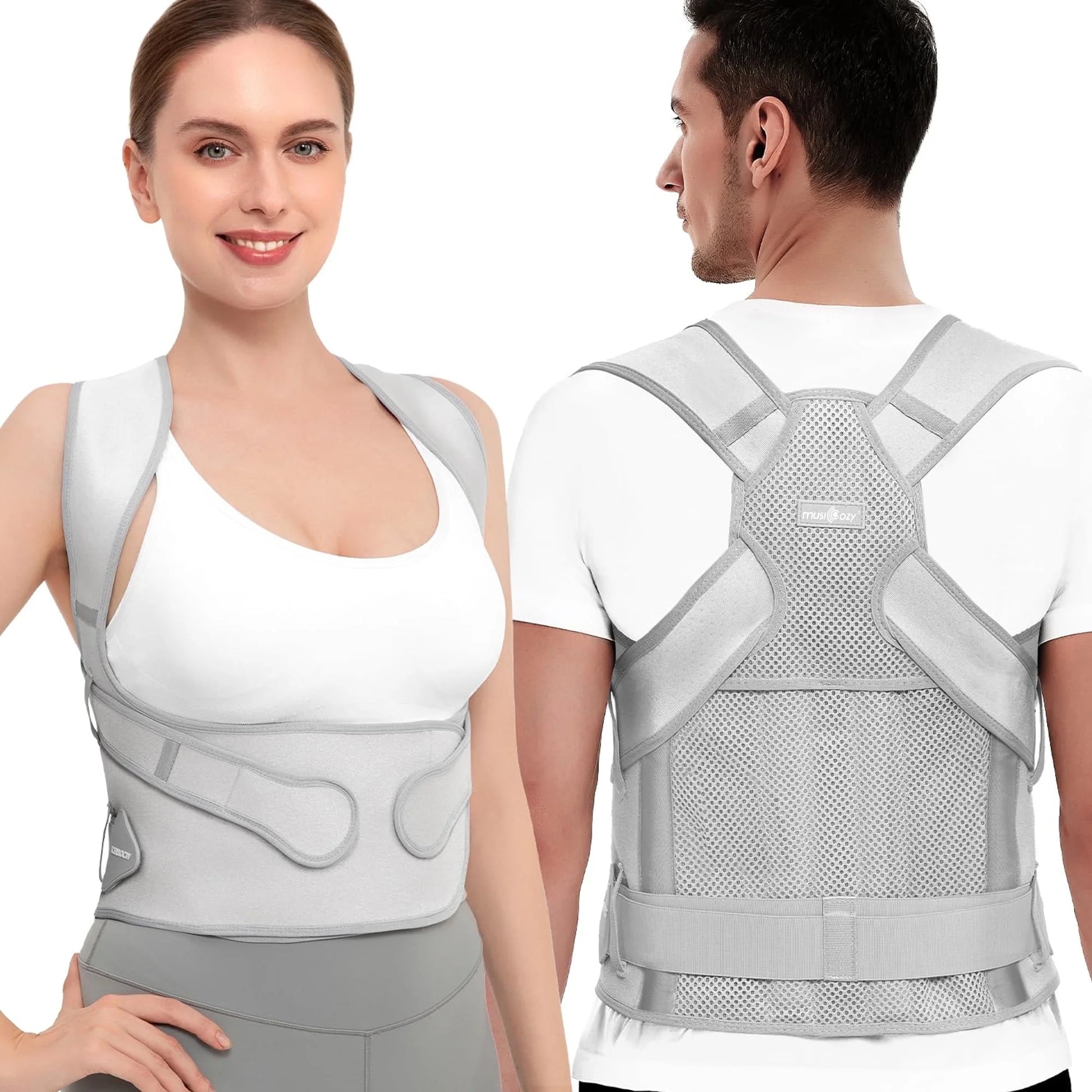 Say goodbye to back pain and hello to perfect posture! 🌟 Our adjustable back brace is the ultimate solution for scoliosis and hunchback correction. Perfect for both women and men! 💪 #PostureCorrector #BackSupport #HealthySpine