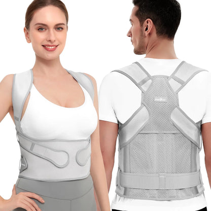 Say goodbye to back pain and hello to perfect posture! 🌟 Our adjustable back brace is the ultimate solution for scoliosis and hunchback correction. Perfect for both women and men! 💪 #PostureCorrector #BackSupport #HealthySpine