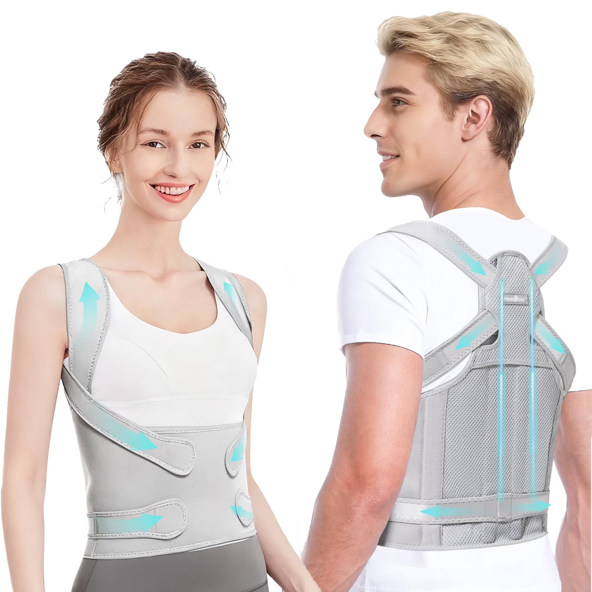 Say goodbye to back pain and hello to perfect posture! 🌟 Our adjustable back brace is the ultimate solution for scoliosis and hunchback correction. Perfect for both women and men! 💪 #PostureCorrector #BackSupport #HealthySpine