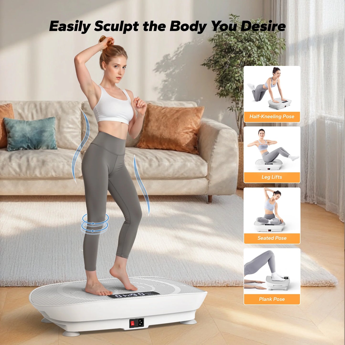 Get Fit with Our Vibrating Plate Muscle Toner – Your Whole Body Workout Awaits! 💪✨ #FitnessGoals #HomeWorkout