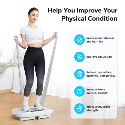Get Fit with Our Vibrating Plate Muscle Toner – Your Whole Body Workout Awaits! 💪✨ #FitnessGoals #HomeWorkout