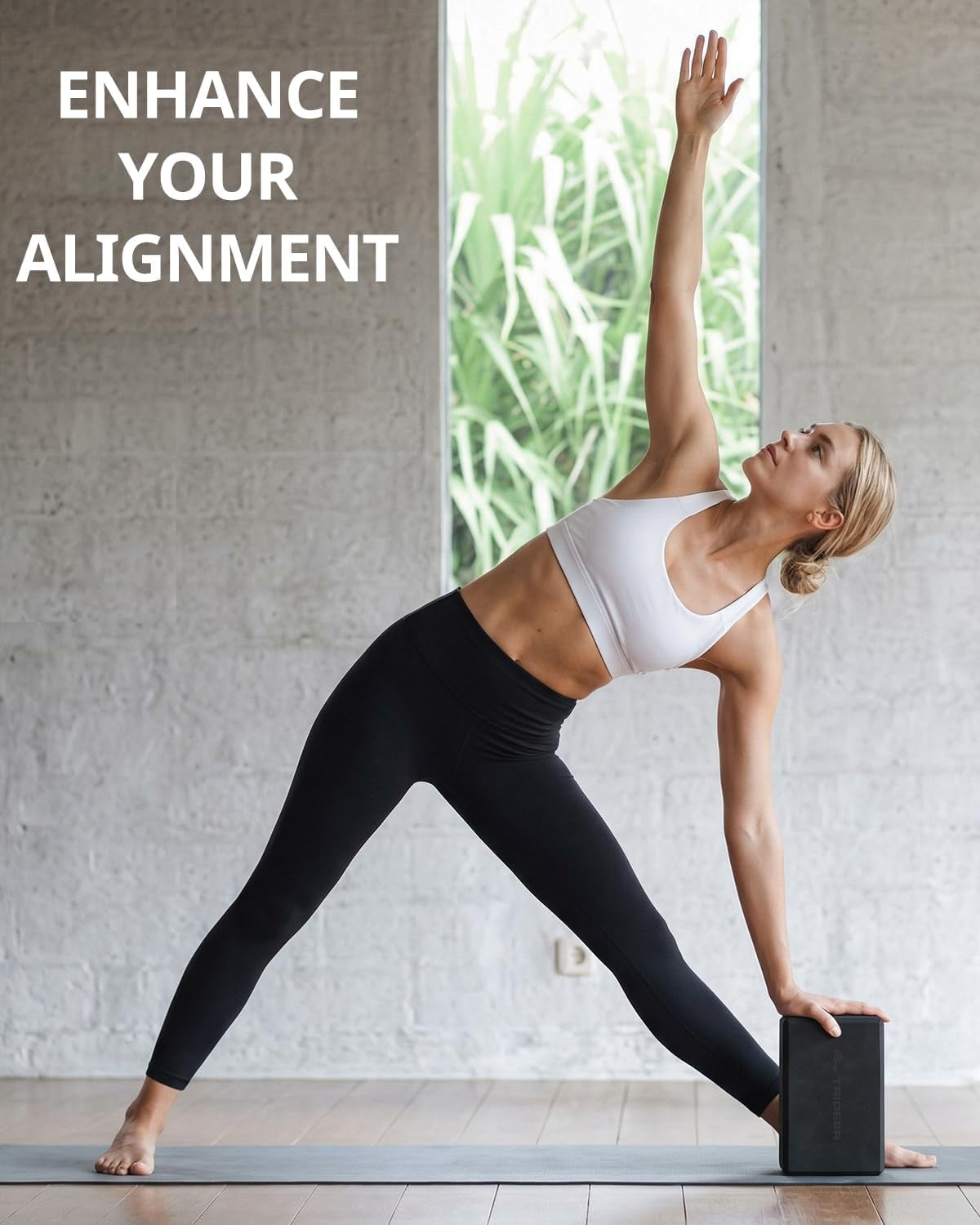 Yoga Blocks 2 Pack, Soft Non-Slip Foam Blocks with Beveled Edges for Alignment and Stretching in Yoga, Pilates, and Dance - Supportive, Lightweight, Odor Resistant, Latex-Free