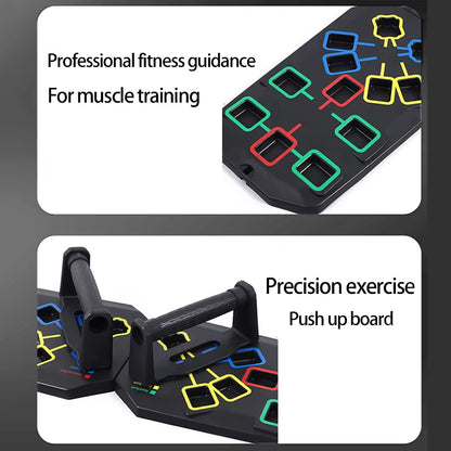 Transform Your Workout with Our Portable Multifunctional Push-Up Board Set! 💪🔥 Perfect for Abdominal Training Anywhere! #FitnessGoals #HomeWorkout