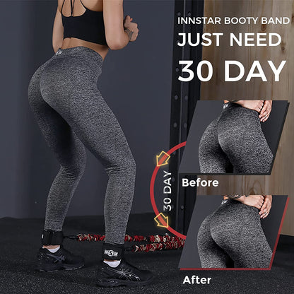 Ankle Resistance Bands with Cuffs, Cable Kick Back Ankle Straps for Cable Machines, Adjustable Gym Ankle Straps Glutes Workout Equipment for Women Men