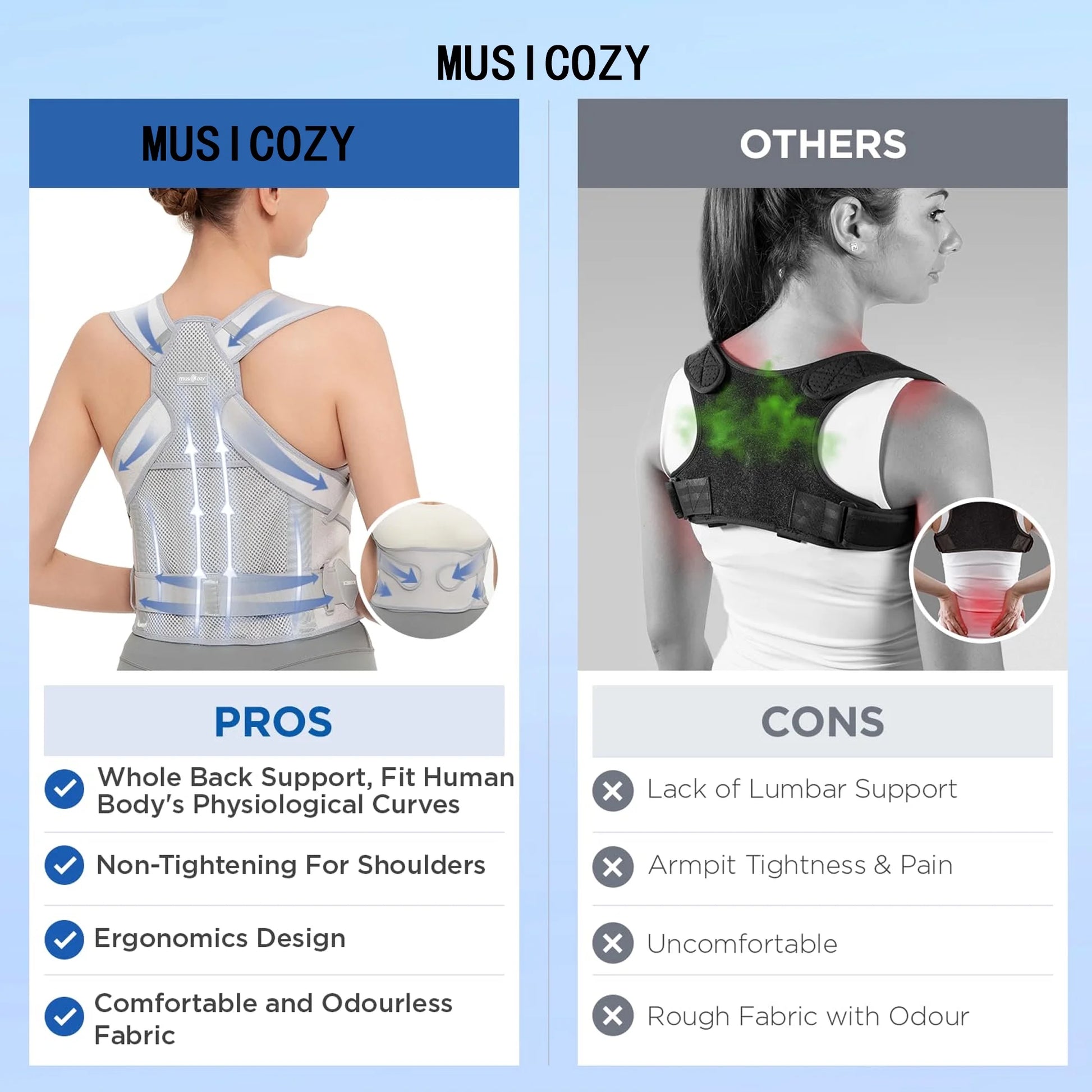 Say goodbye to back pain and hello to perfect posture! 🌟 Our adjustable back brace is the ultimate solution for scoliosis and hunchback correction. Perfect for both women and men! 💪 #PostureCorrector #BackSupport #HealthySpine