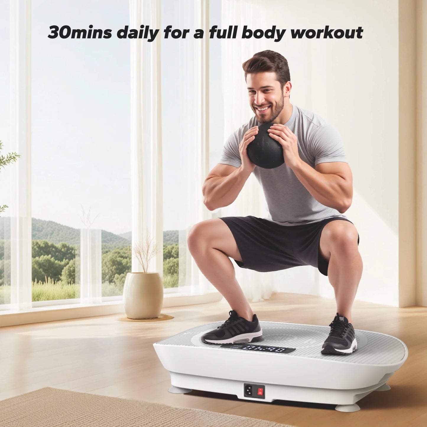 Get Fit with Our Vibrating Plate Muscle Toner – Your Whole Body Workout Awaits! 💪✨ #FitnessGoals #HomeWorkout