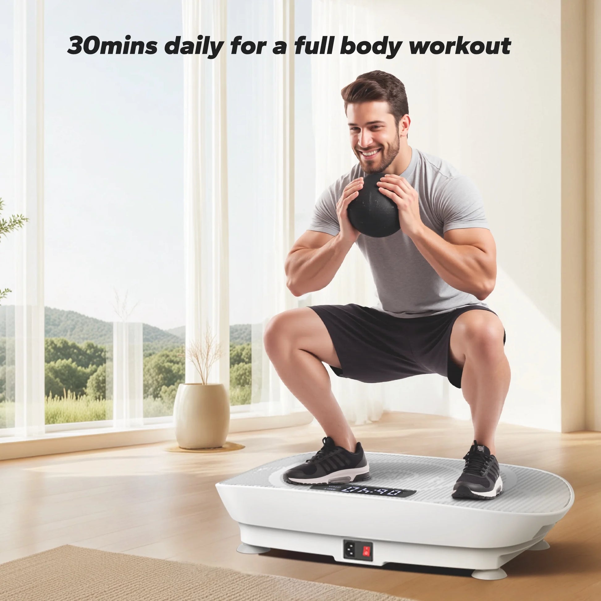 Get Fit with Our Vibrating Plate Muscle Toner – Your Whole Body Workout Awaits! 💪✨ #FitnessGoals #HomeWorkout